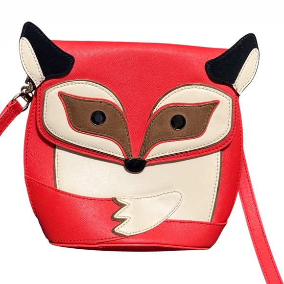 kate spade Handbags - Kate Spade Fox Blaze A Trail Novelty Rare Leather Crossbody Bag